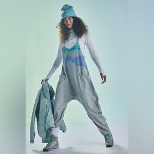 NEW Free People Movement Women Hot Shot One Piece Jumpsuit Ski Graphic Sz M